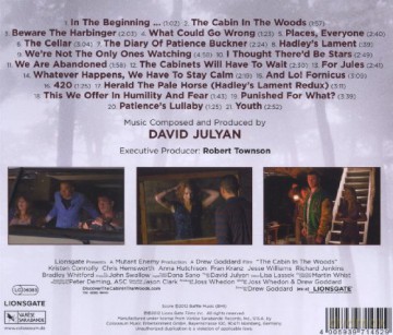 The Cabin In The Woods soundtrack (Dom W Głębi Lasu) (David Julyan) [CD]
