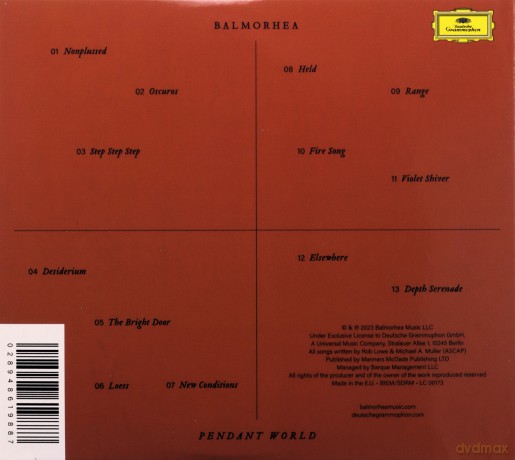 Balmorhea: Pendant World [CD]