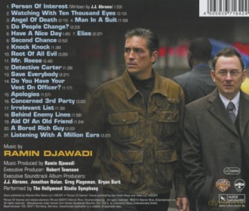 Person Of Interest soundtrack (Impersonalni) (Ramin Djawadi) [CD]