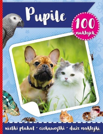 100 naklejek z plakatem. Pupile [KSIĄŻKA]
