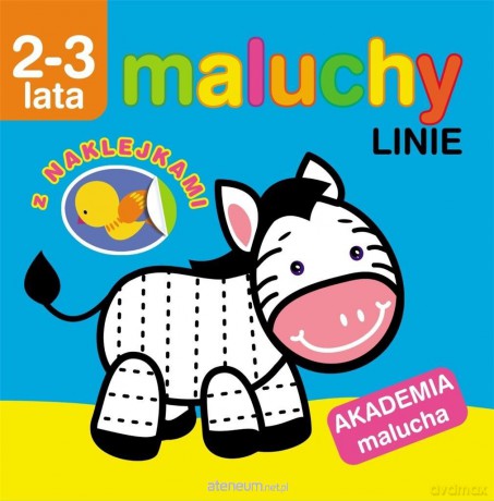 Akademia malucha. Maluchy. Linie z naklejkami [KSIĄŻKA]