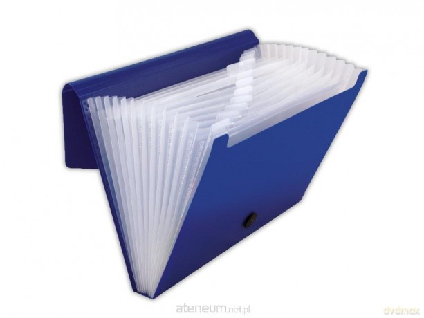 Aktówka 12 przegródek PP-4304 niebieska