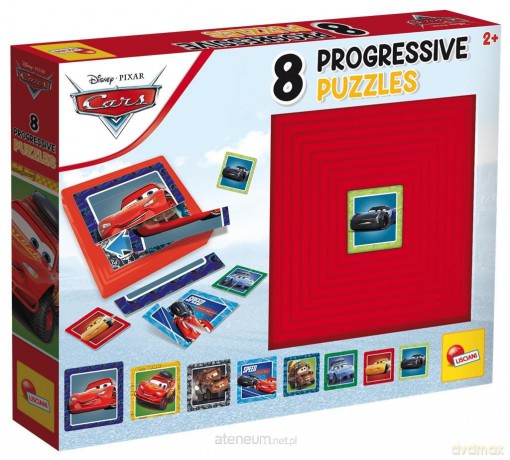 Auta - puzzle progresywne