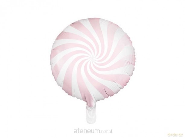 Balon foliowy Cukierek jasny różowy 35cm