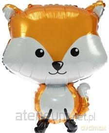 Balon foliowy leśne zwierzątka - lisek 48cm
