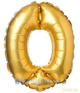 Balon foliowy matowy złoty 0 69cm