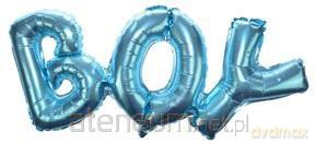 Balon foliowy napis Boy Baby Shower