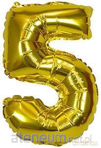 Balon foliowy XXL 5 złoty 61cm