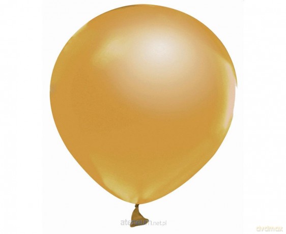 Balony Beauty&Charm metaliki złote 20 szt