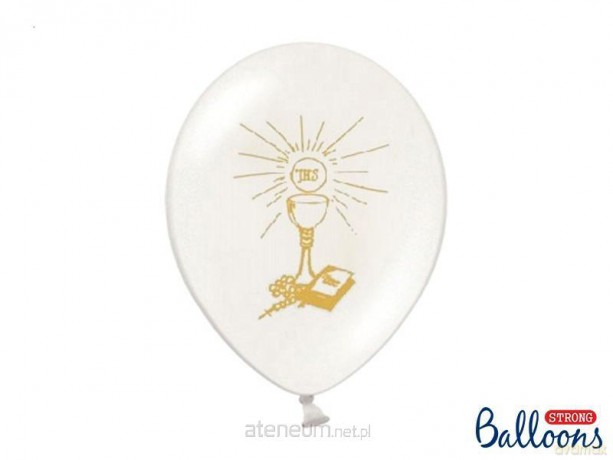 Balony I Komunia Święta 27cm 50 szt