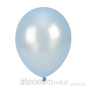 Balony metalizowane błękitne 25cm 100 szt
