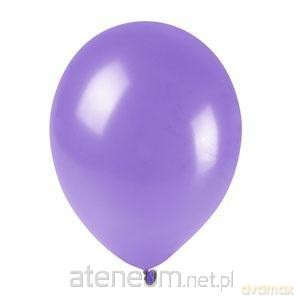 Balony metalizowane fioletowe 25cm 100 szt