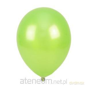 Balony metalizowane jasnozielone 25cm 100 szt