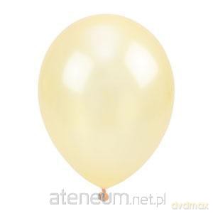 Balony metalizowane kremowe 30cm 100 szt