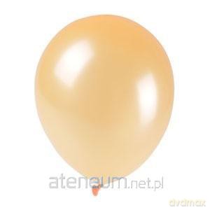 Balony metalizowane łososiowe 25cm 100 szt