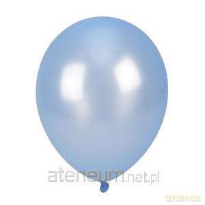 Balony metalizowane niebieskie 25cm 100 szt