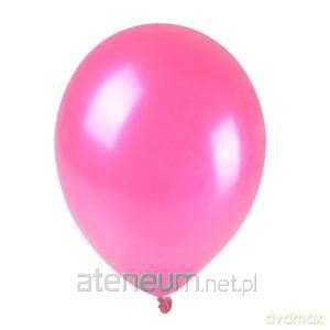 Balony metalizowane różowe 25cm 100 szt