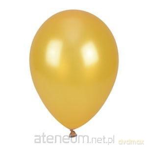 Balony metalizowane złote 25cm 100 szt
