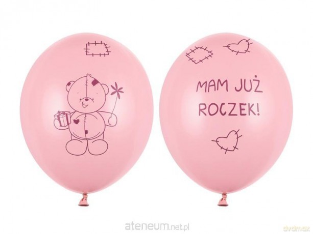 Balony Miś - mam już.. 30cm 6 szt