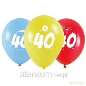 Balony okazjonalne z nadrukiem 40 28cm 3 szt