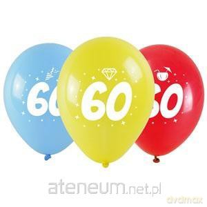 Balony okazjonalne z nadrukiem 60 28cm 3 szt
