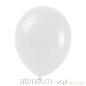 Balony pastelowe białe 25cm 100 szt