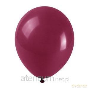 Balony pastelowe bordowe 25cm 100 szt