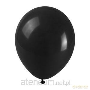 Balony pastelowe czarne 25cm 100 szt