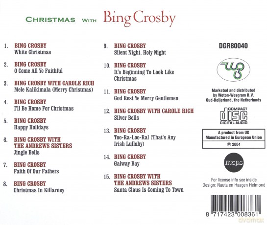 Christmas with Bing Crosby [CD]