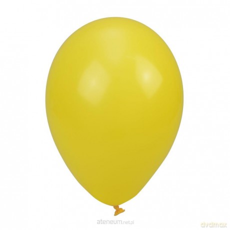 Balony pastelowe jednokolorowe żółte 24cm 10 szt