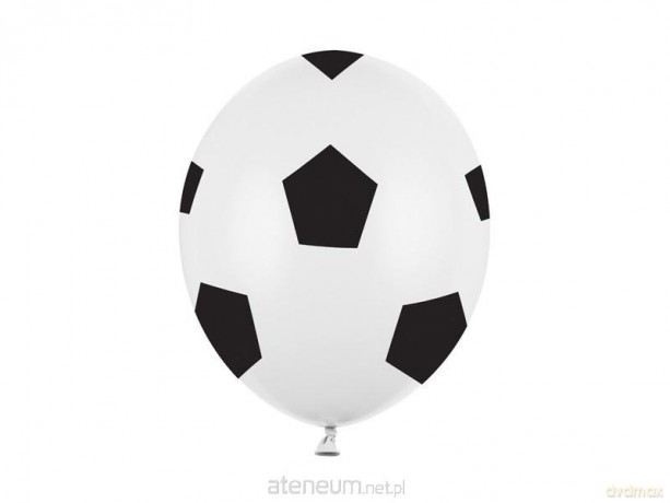 Balony Piłka Pure White 30cm 6 szt