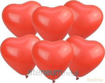 Balony serca czerwone 28cm 100 szt