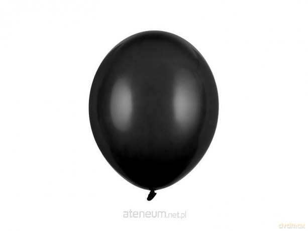 Balony Strong Pastel Black 27cm 10 szt