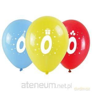 Balony z nadrukiem 0 28cm 3 szt