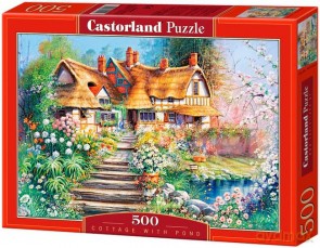 CASTOR 500 Domek w kwiatach B-51717-2 [PUZZLE]