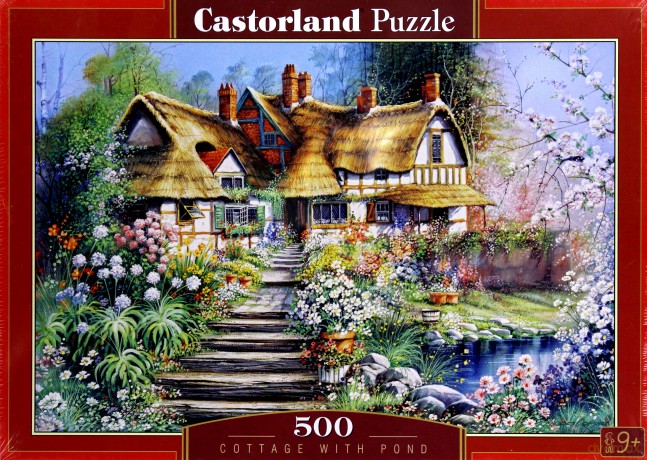 CASTOR 500 Domek w kwiatach B-51717-2 [PUZZLE]
