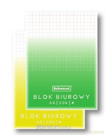 Blok biurowy A6/50K kratka (20 szt)
