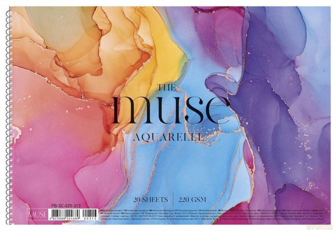 Blok do akwareli A4/20k The muse aquarelle