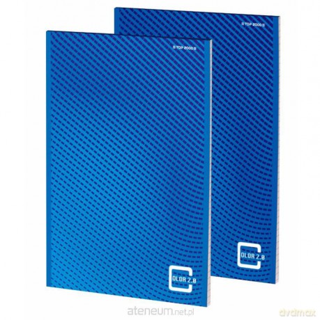 Blok notatnikowy A5/50K kratka Color 2.0 (10 szt)