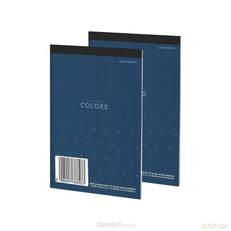 Blok notatnikowy A7/100K Colors (10 szt)