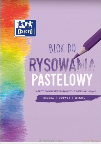 Blok rysunkowy A4/10K pastelowy (20 szt) OXFORD