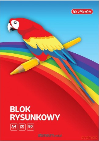 Blok rysunkowy A4/20K biały (10 szt)