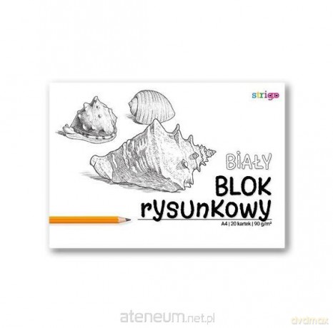 Blok rysunkowy biały A4/20K (10 szt)