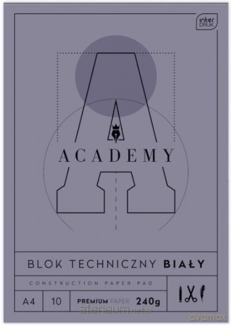 Blok techniczny A4/10K Academy (10 szt)