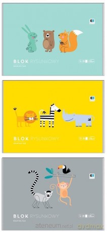 Bok rysunkowy A3/20K B&B Kids pastel (10 szt)
