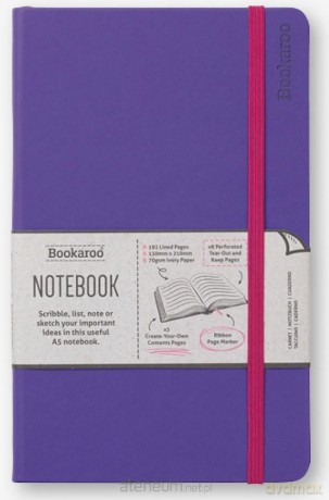 Bookaroo Notatnik Journal A5 - Fioletowy