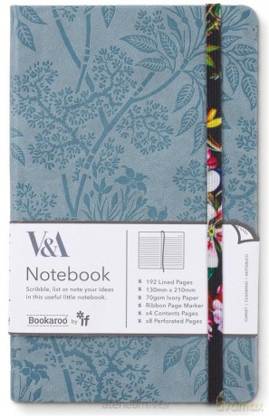 Bookaroo Notatnik Journal A5 Kilburn Black Floral