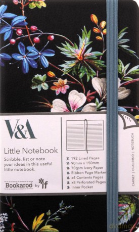 Bookaroo Notatnik Journal A6 Kilburn Black Floral