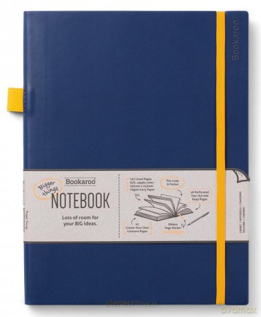 Bookaroo Notatnik Journal duży - Granatowy