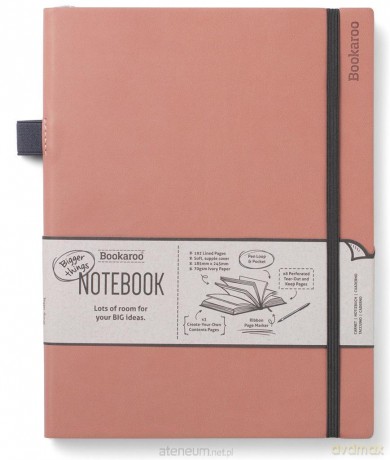 Bookaroo Notatnik Journal duży - Pudrowy